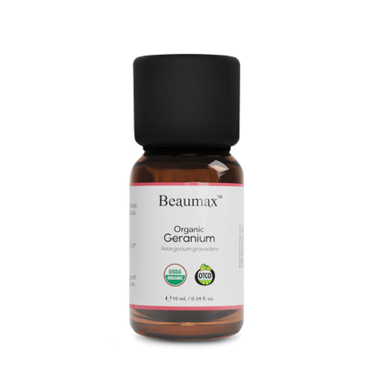 Geranium Organic Essential Oil (Pelargonium Graveolens) 10ml